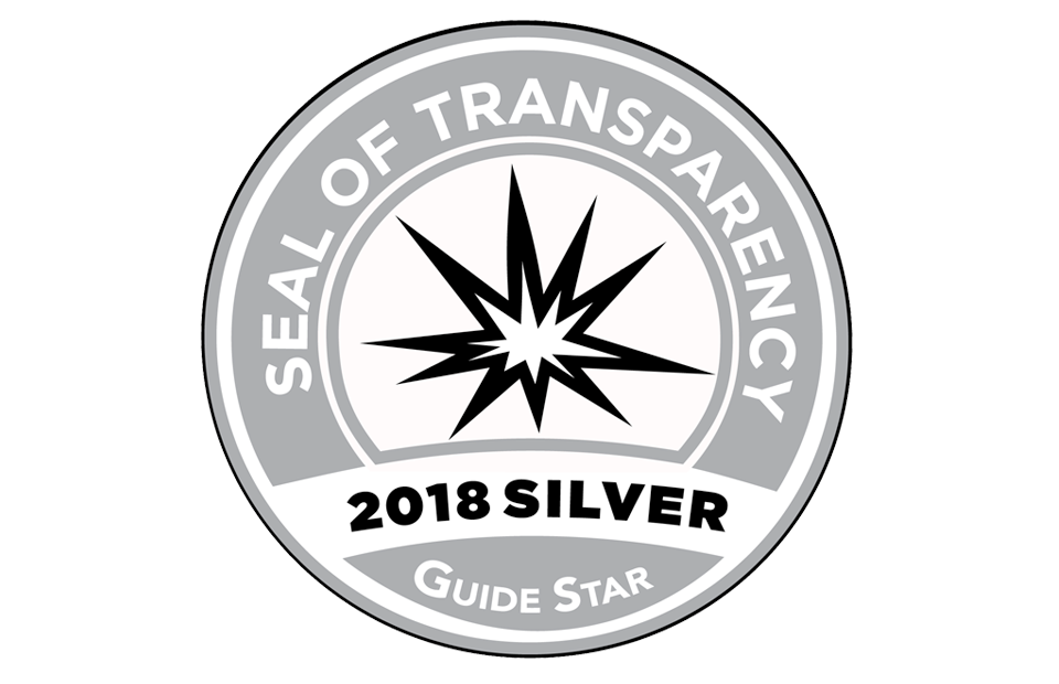 Guidestar Seal of Transparency Silver Award 2018