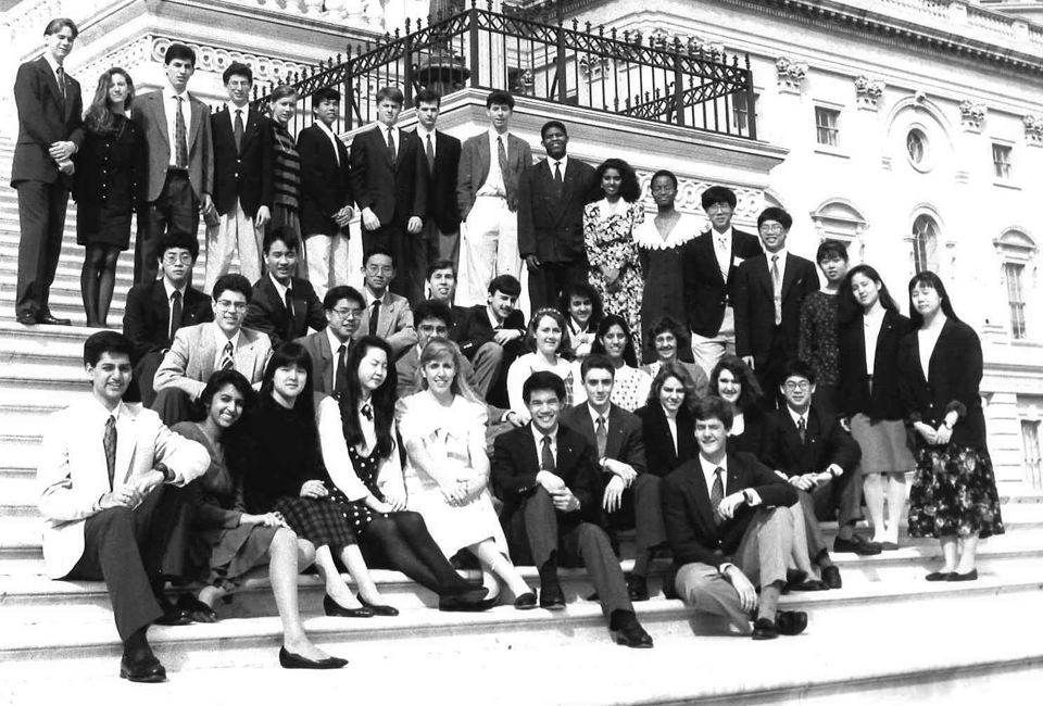 1991 Westinghouse Science Talent Search finalists - US Capitol.