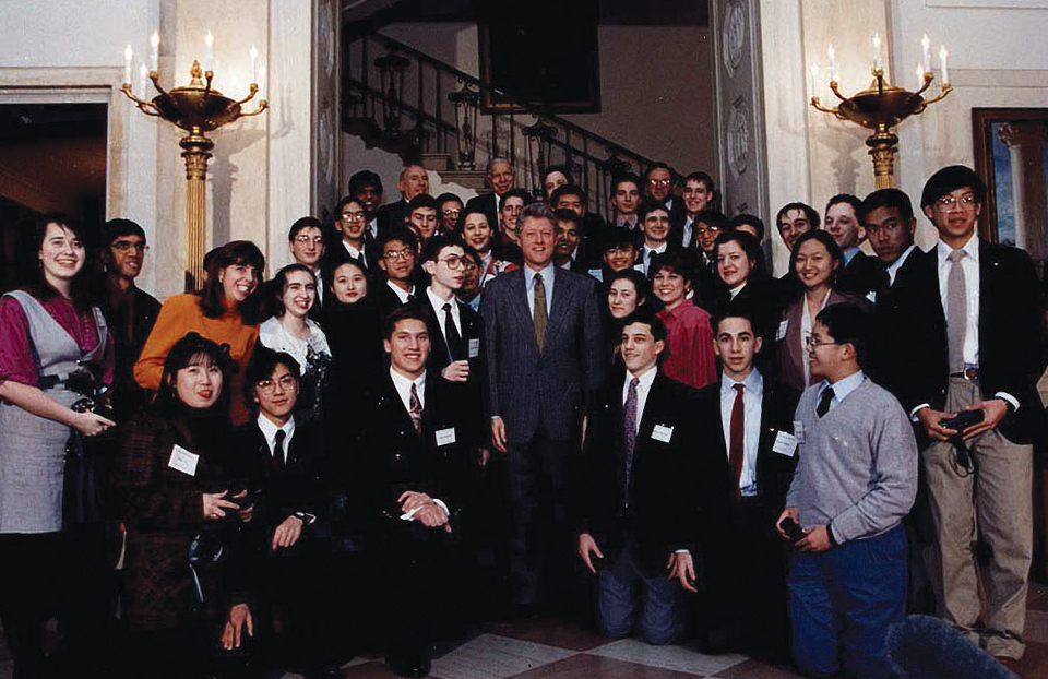 1993 Science Talent Search Finalists - President Bill Clinton. Westinghouse STS.