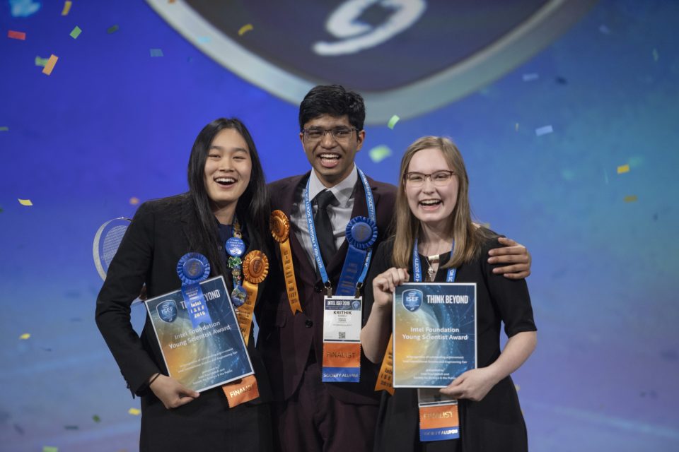 Top Three Grand Award Winners at ISEF 2019