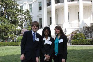 2013年4月参加白宫科学博览会