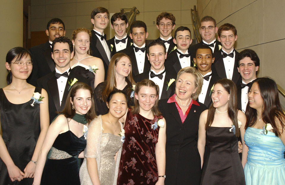 Intel Science Talent Search - 2003 Gala with Sen Hillary Clinton