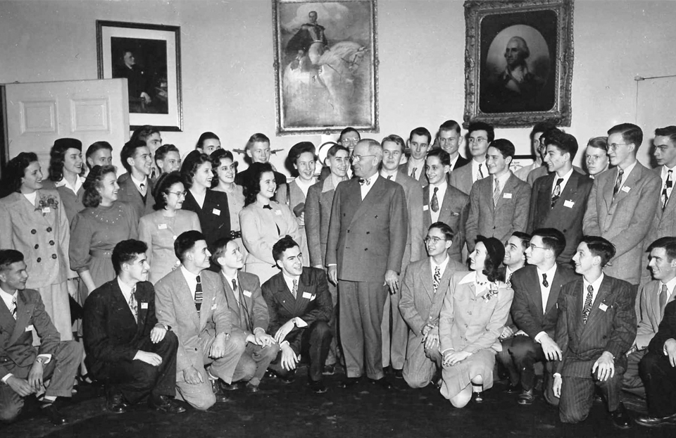 1947年科学人才搜索白宫杜鲁门总统的决赛选手