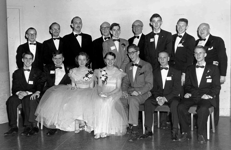 1954年科学人才搜索十大入围者。西区圣斯。
