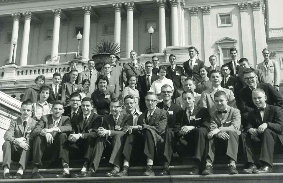 1959 Science Talent Search finalists at the Capitol