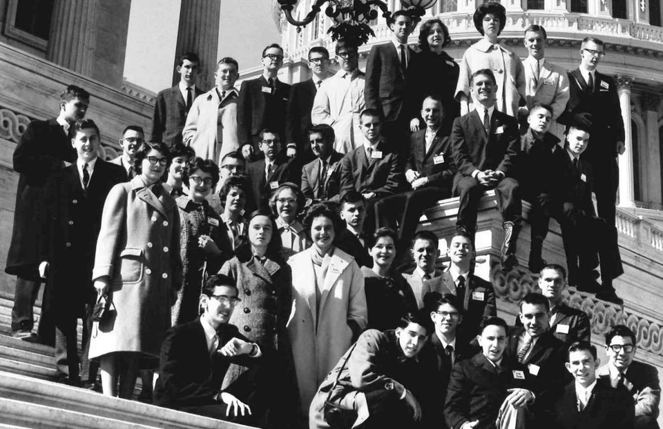 1962年，科学天才大赛决赛在国会大厦举行。