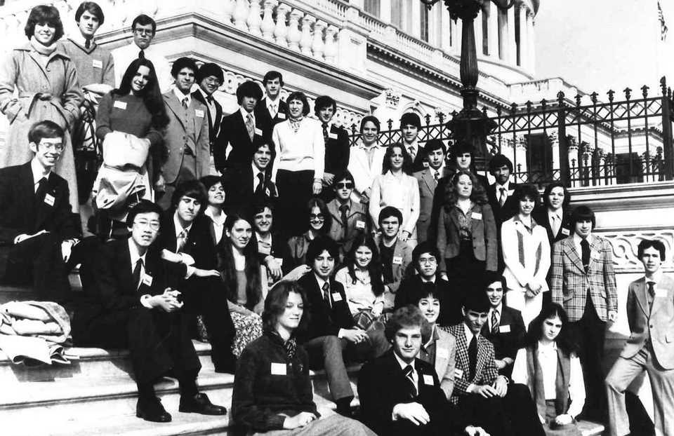 1980 Science Talent Search Finalists at the Capitol. Westinghouse STS.