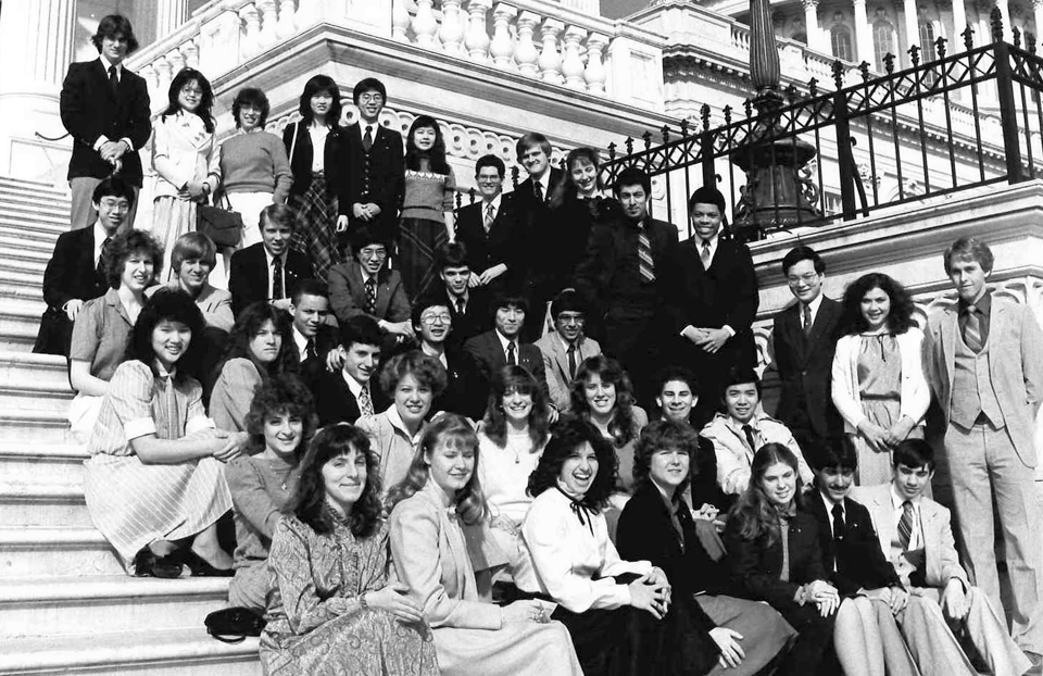 1983 Science Talent Search Finalists at the Capitol. Westinghouse STS.