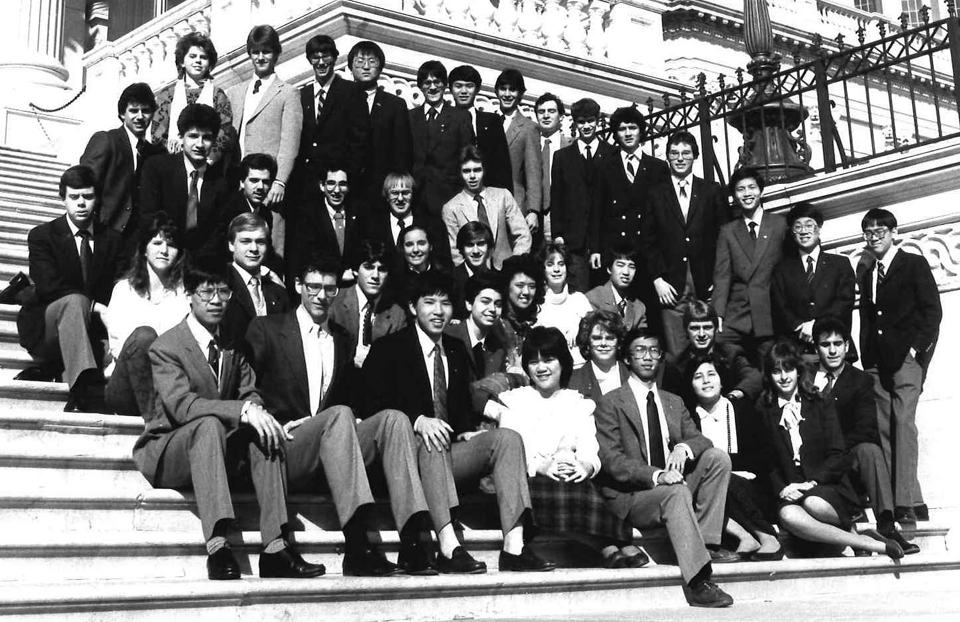 1986 Science Talent Search Finalists at the Capitol. Westinghouse STS.