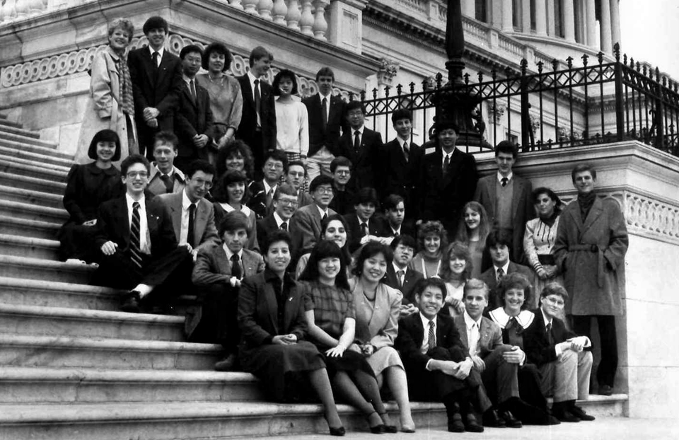 1987 Science Talent Search Finalists at the Capitol. Westinghouse STS.