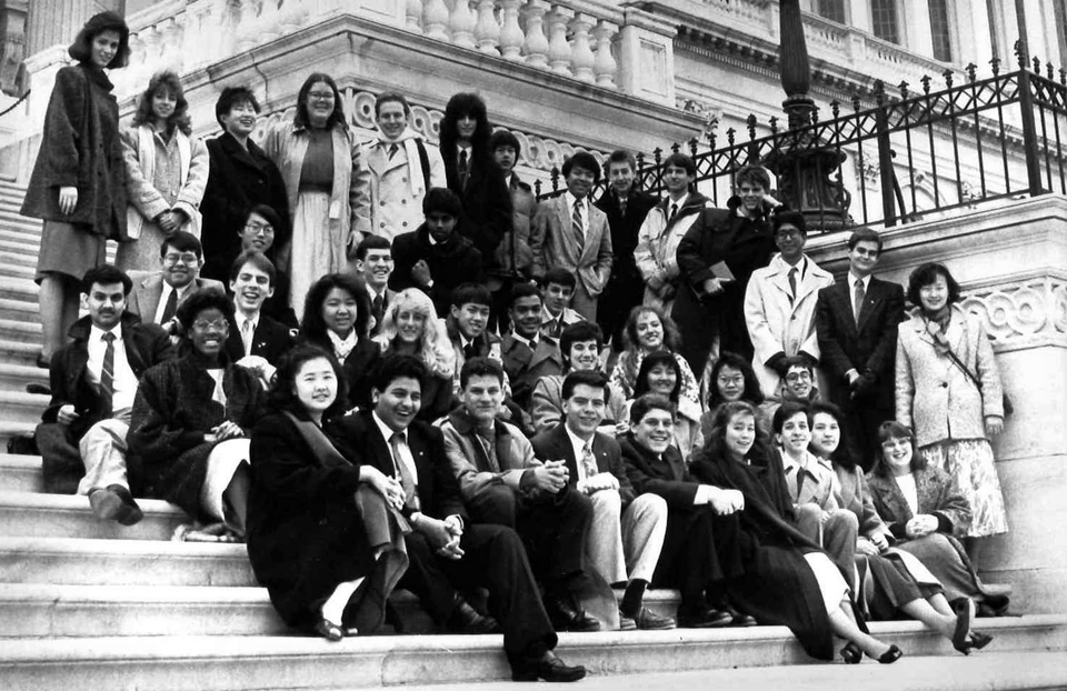 1988 Science Talent Search Finalists at the Capitol. Westinghouse STS.