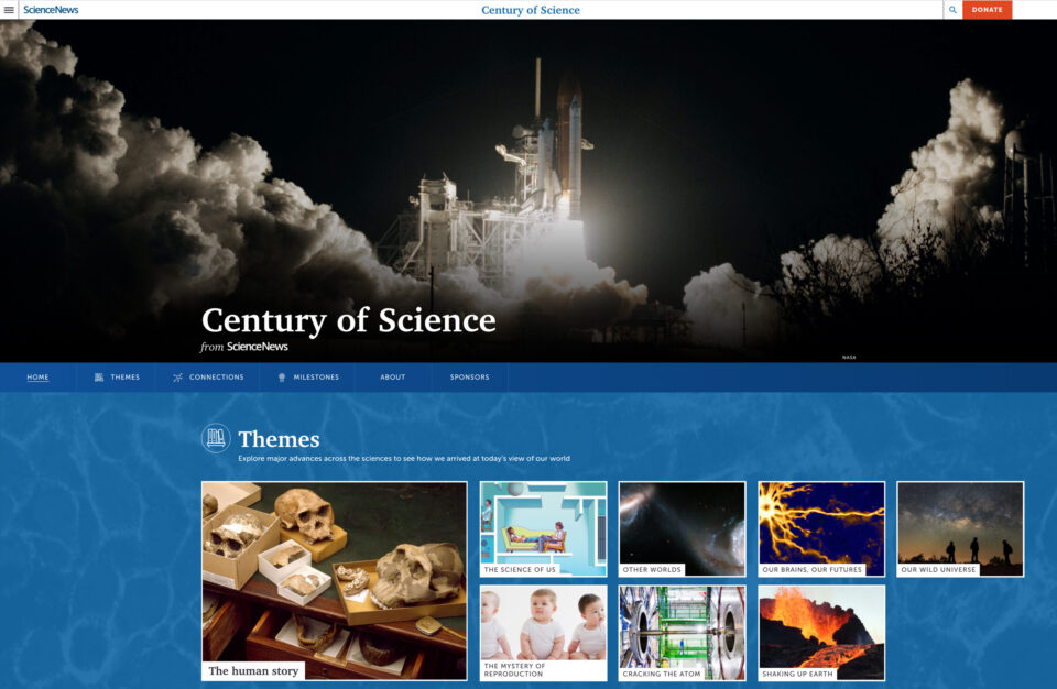 Century of Science Website